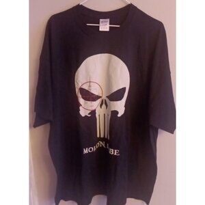 Mens Molon Labe Graphic Tee 2XL Skull Graphic American Infidel Gildan Cotton